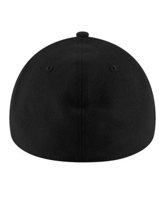 Мужская и женская шапка Eclipse Black с логотипом Golden State Valkyries от New Era Flex 39-го размера.