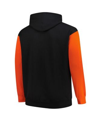 Мужской черный пуловер с капюшоном Fanatics Bengals Big Tall Outline от Cincinnati Bengals