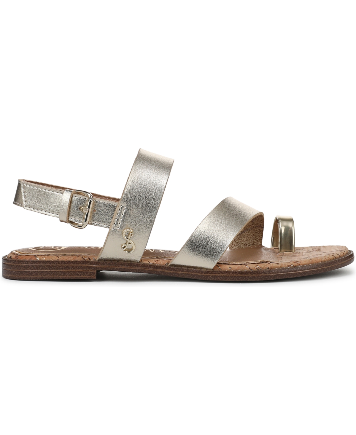 Sam & Libby Women's Perris Toe Loop Strappy Flat Sandals