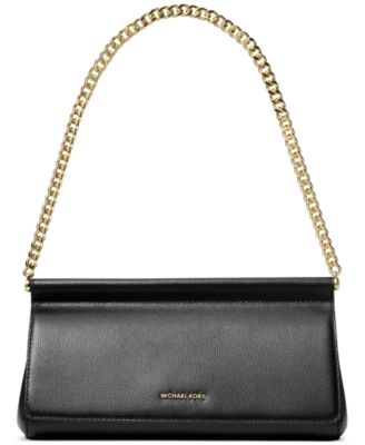 Carmine Small Leather East West Clutch