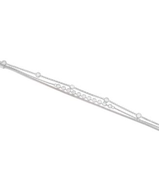 And Now This Cubic Zirconia Triple Row Bracelet 5690₽