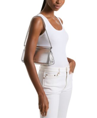 Carmine Small Leather East West Clutch