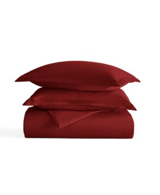 Double Brushed Solid Duvet Cover Set, King/California King