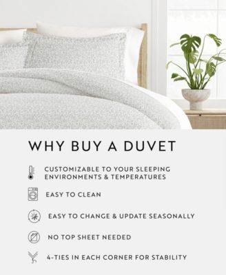 ienjoy Home Tranquil Sleep Patterned 2-Pc. Duvet Cover Set, Twin/Twin XL