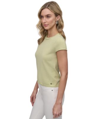 Женская футболка с круглым вырезом и короткими рукавами от DKNY Jeans