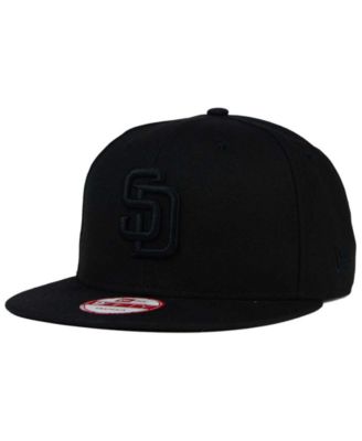 black padres hat