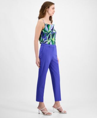 Миниатюрные брюки Tahari ASL со средней посадкой по щиколотку