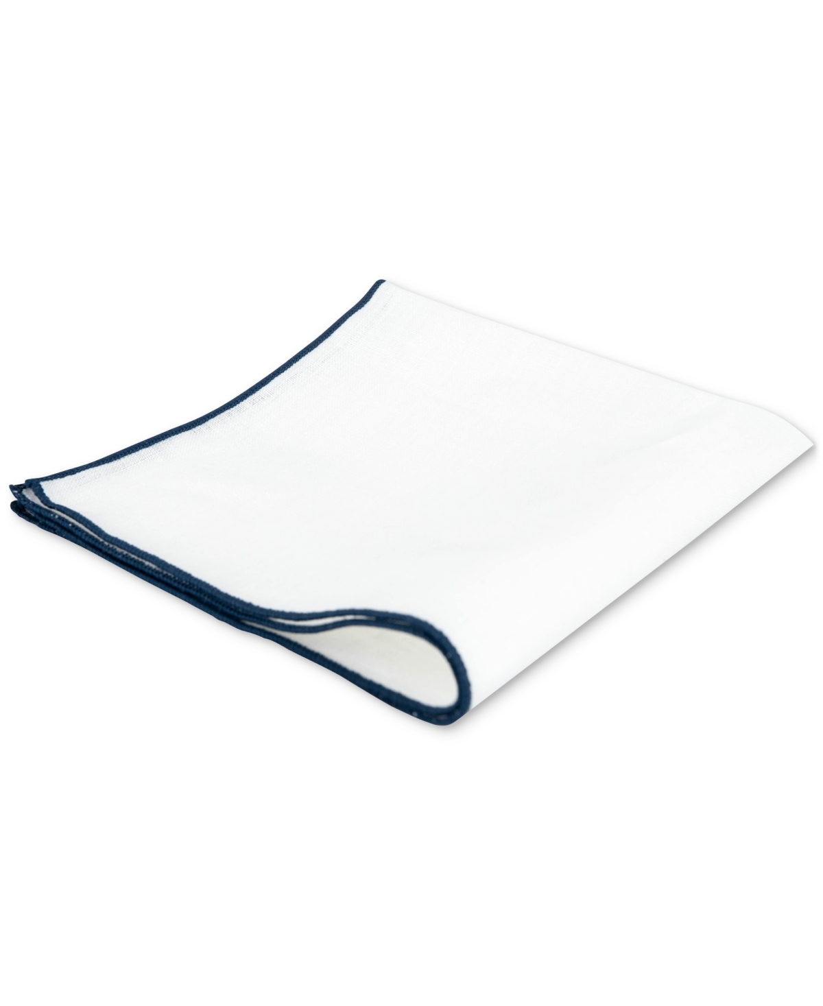 Tommy Hilfiger Men's Linen Pocket Square In Navy