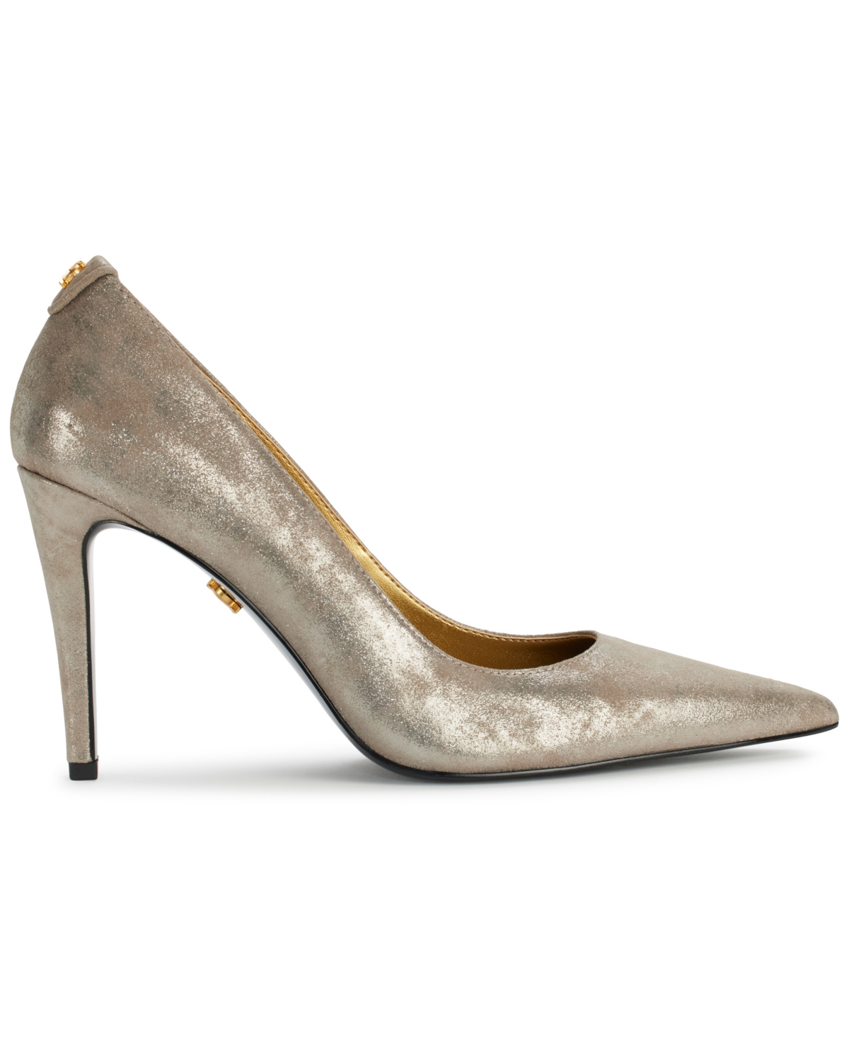 Donna Karan Women's Donna Pointed Toe Pumps In Cloud,silver