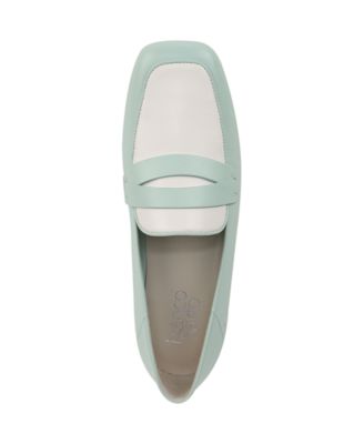 Women's Zury Square Toe Leather Penny Loafers