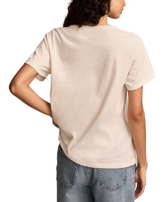 Женская хлопковая футболка Janis Joplin Boyfriend от бренда Lucky