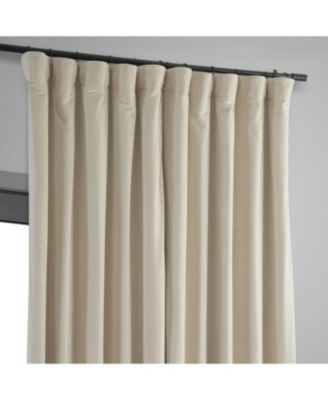 Neutral Ground Signature Extra Wide Velvet Blackout Curtain