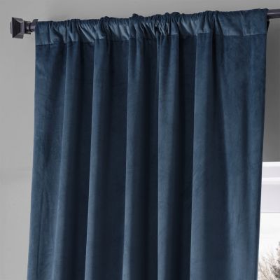 Signature Plush Velvet Hotel Blackout Curtain
