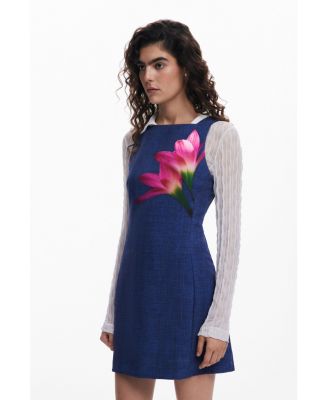 Женское мини-платье Desigual с эффектом денима