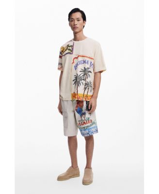 Men's BuenaVida postcard T-shirt