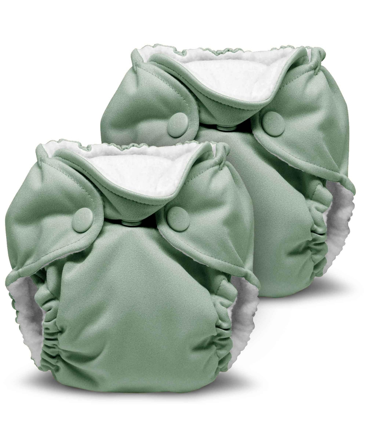 Kanga Care Baby Boys Lil Joey Newborn All in One Aio Cloth Diaper (2pk) - Willow