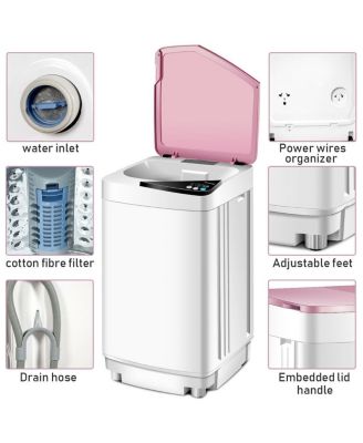 Full-Automatic Washing Machine with Built-in Barrel Light