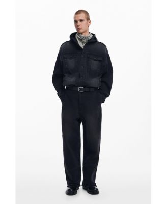 Дизайнерская мужская комбинированная джинсовая куртка Desigual 47890₽