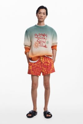 Men's Lettering swimsuit