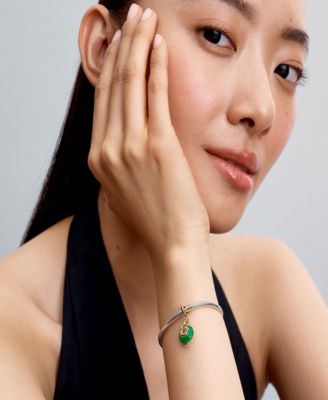 Snake Green Murano Glass Dangle Charms