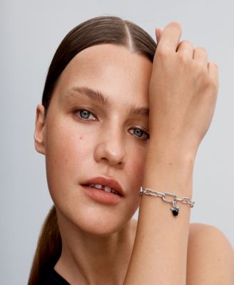 Sterling Silver Winged Heart Mini Dangle Charms