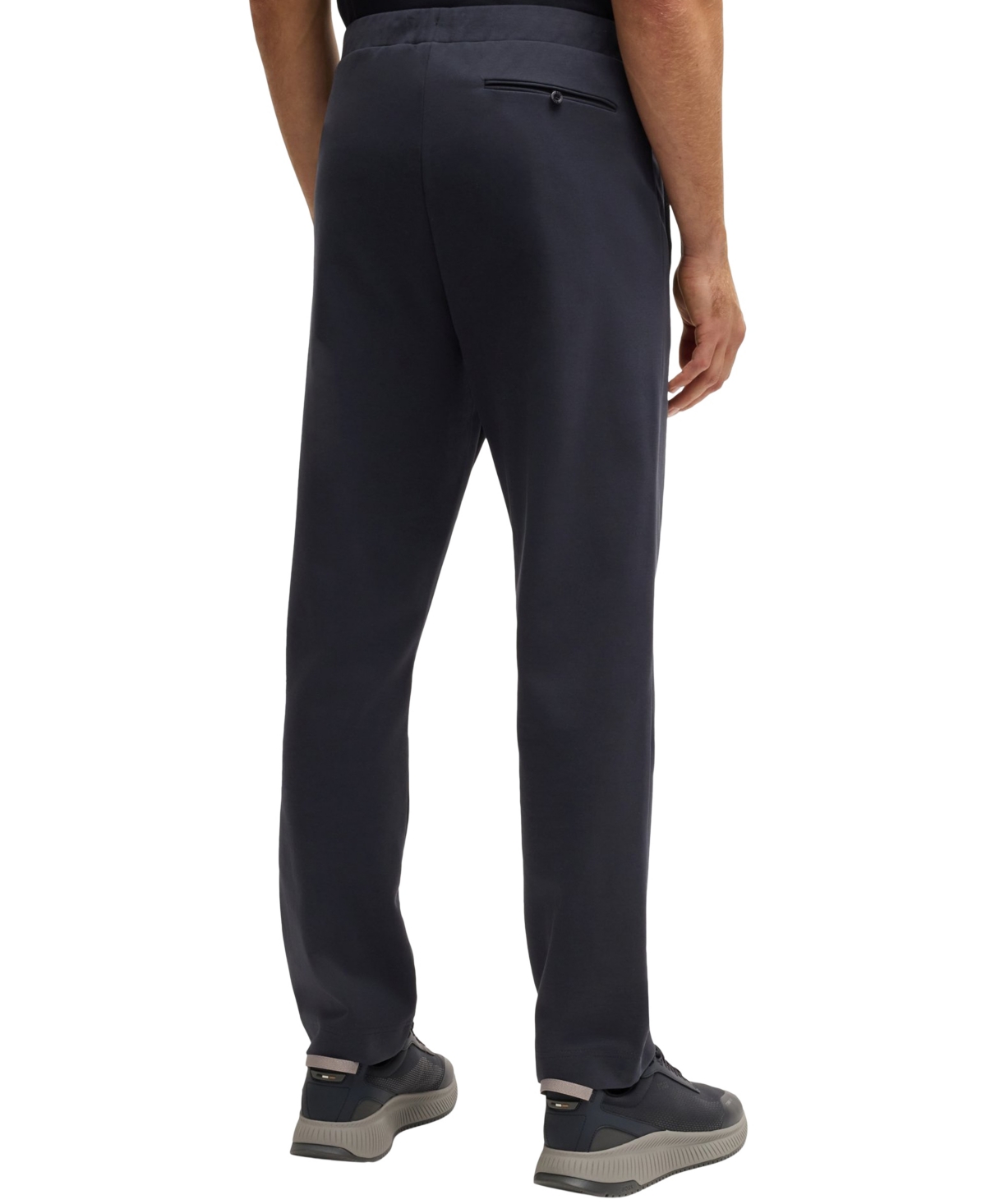 Hugo Boss Boss By  Men's Double B Monogram Tracksuit Bottoms In Dark Blue
