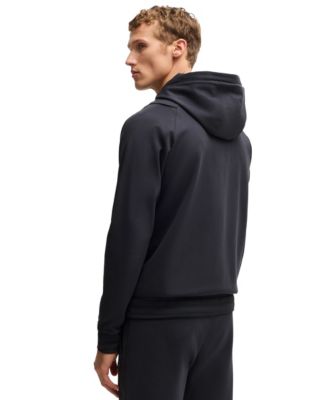Men's Double B Monogram Zip-Up Hoodie