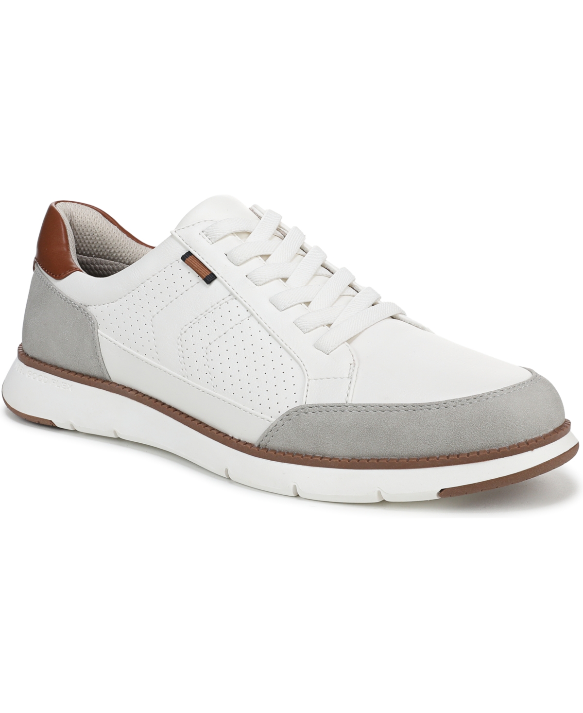 Men's Synergy Lace Up Sneaker - White/Gray