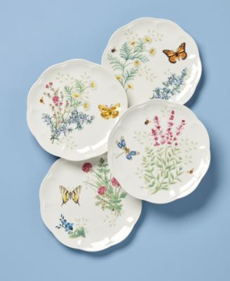 Butterfly Meadow Herbs 12 Pc. Dinnerware Set, Service for 4