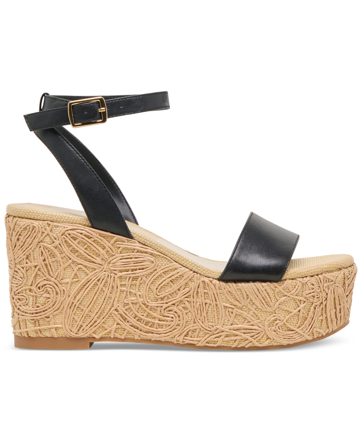 Dolce Vita Talisa Wedges Black Leather In Black Leather
