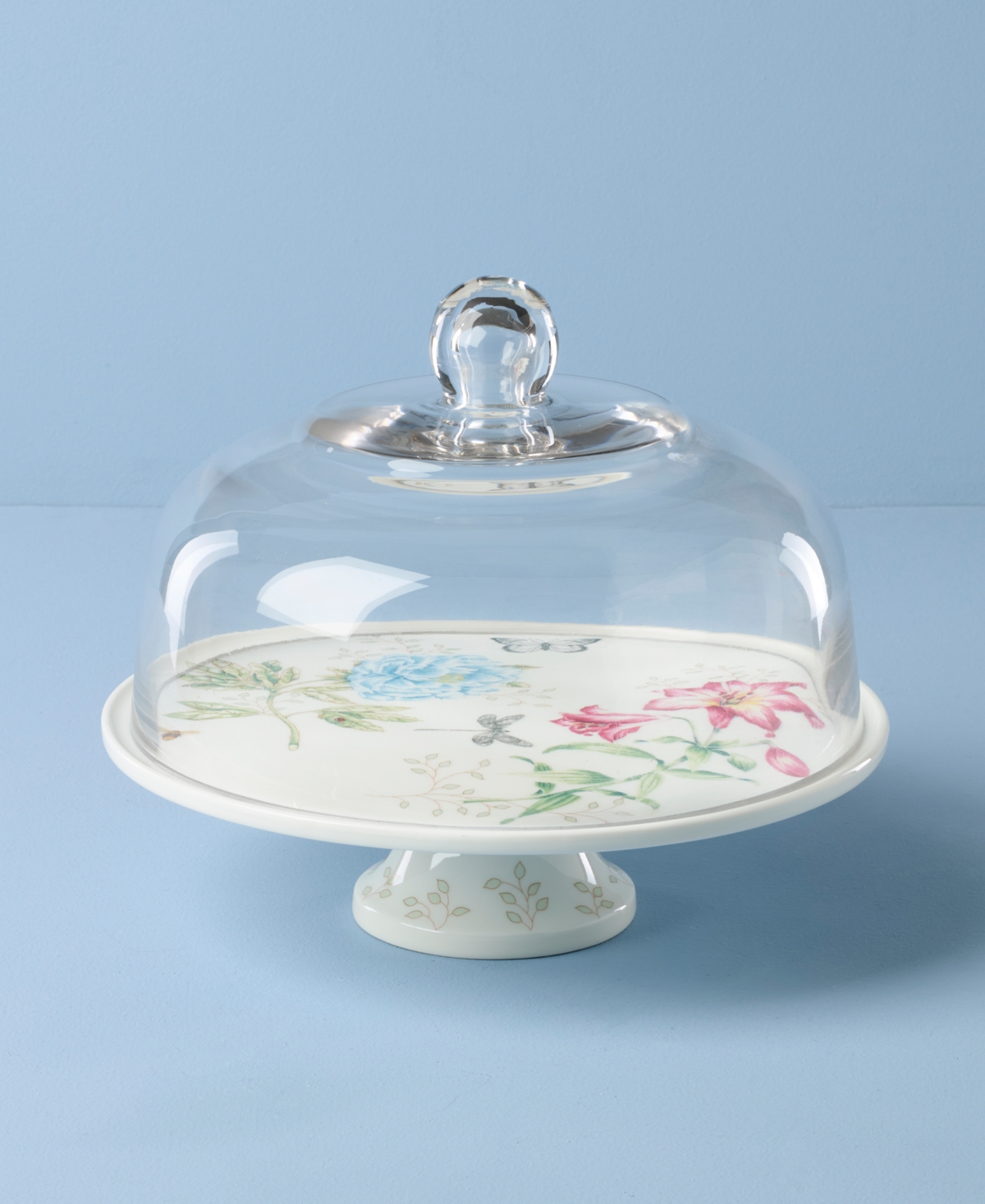 Lenox Butterfly Meadow Cake Plate, 25th Anniversary