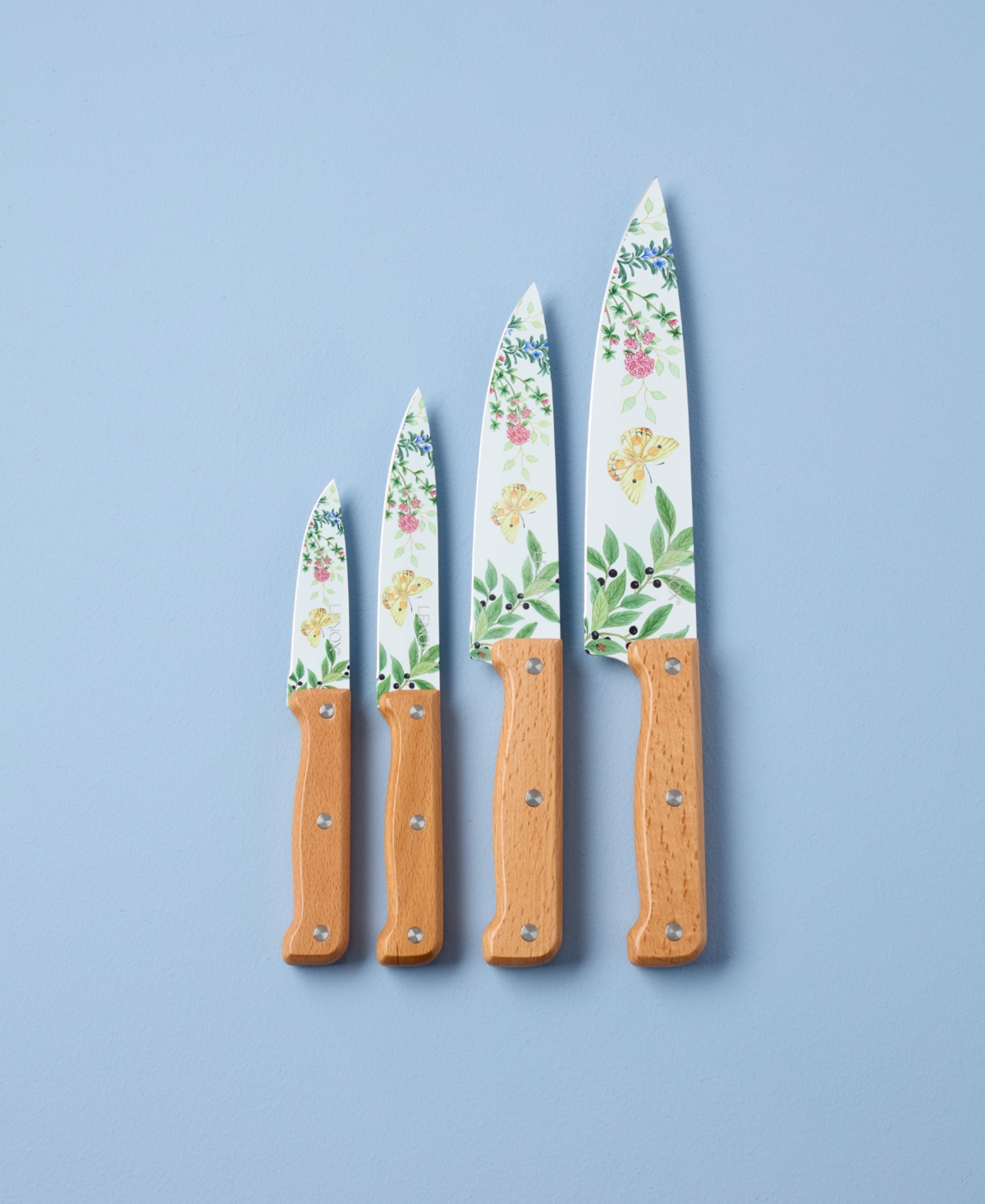 Lenox Butterfly Meadow Herb 4-pc. Cutlery Set In White