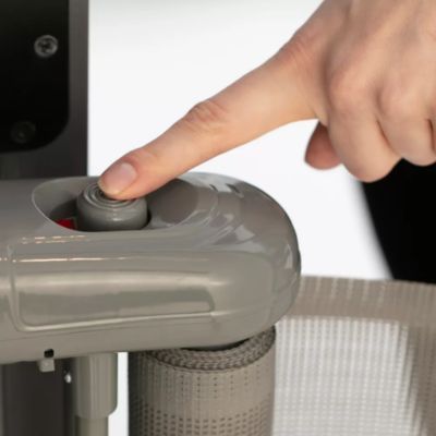 Retractable Baby Gate Gray for Stair and Doorway, 33" Tall Extends up to 55" Easy-to-Install Gray Retractable Mesh Baby Gate, Hardware Mounting Kit