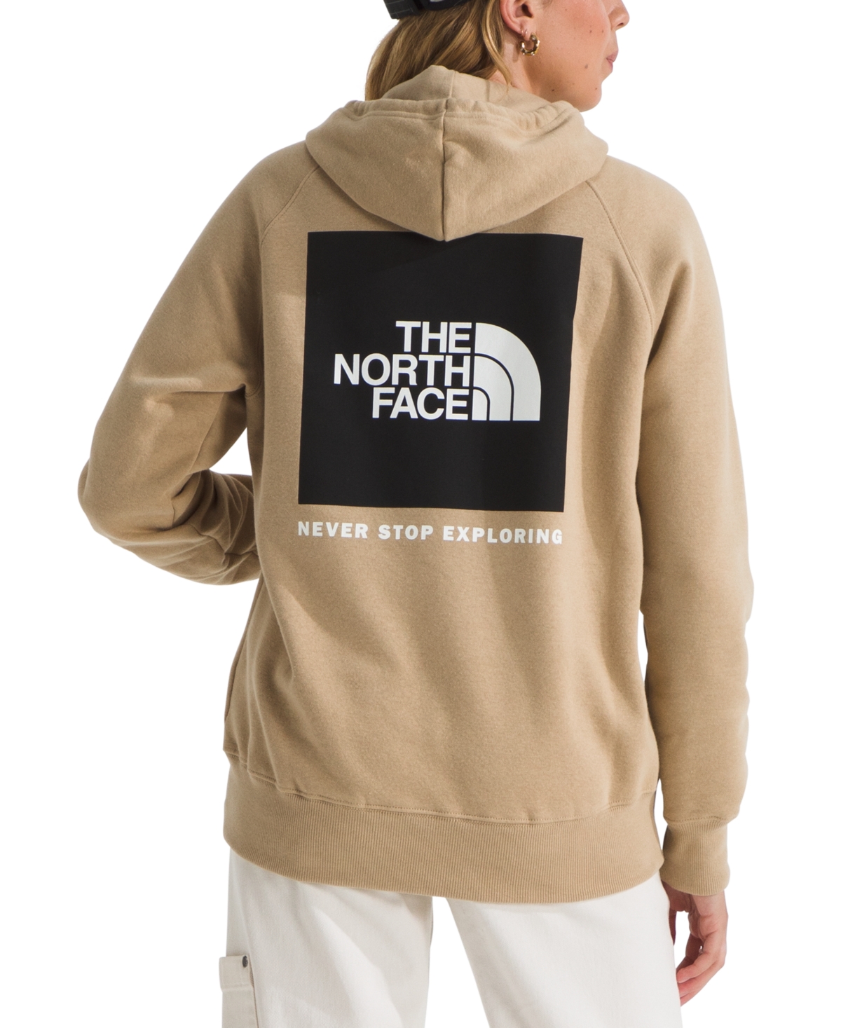 THE NORTH FACE WOMEN'S BOX NSE FLEECE HOODIE 