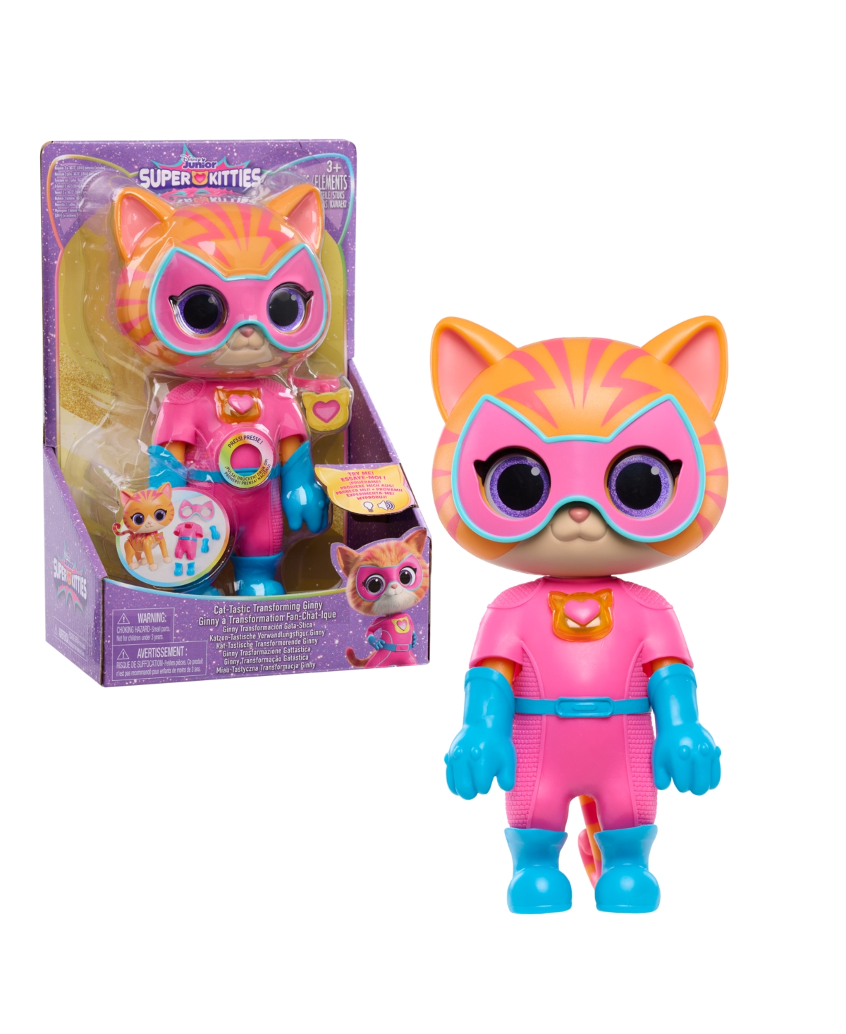 Super Kitties Cat-tastic Transforming Ginny Toy Figure In Multicolor