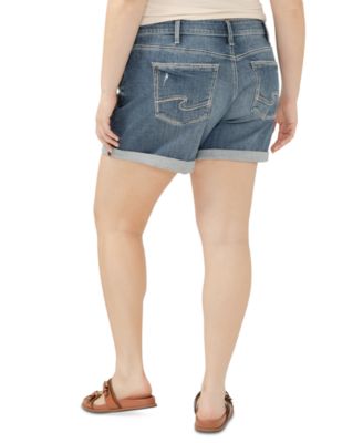 Джинсовые шорты-бойфренды больших размеров Silver Jeans Co.