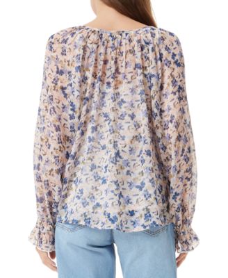 Женская блузка-поповер с принтом Келси от Сэма Эдельмана