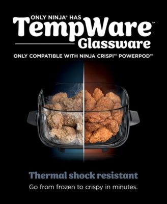 Crispi 4-in-1 Portable Glass Air Fryer Cooking System