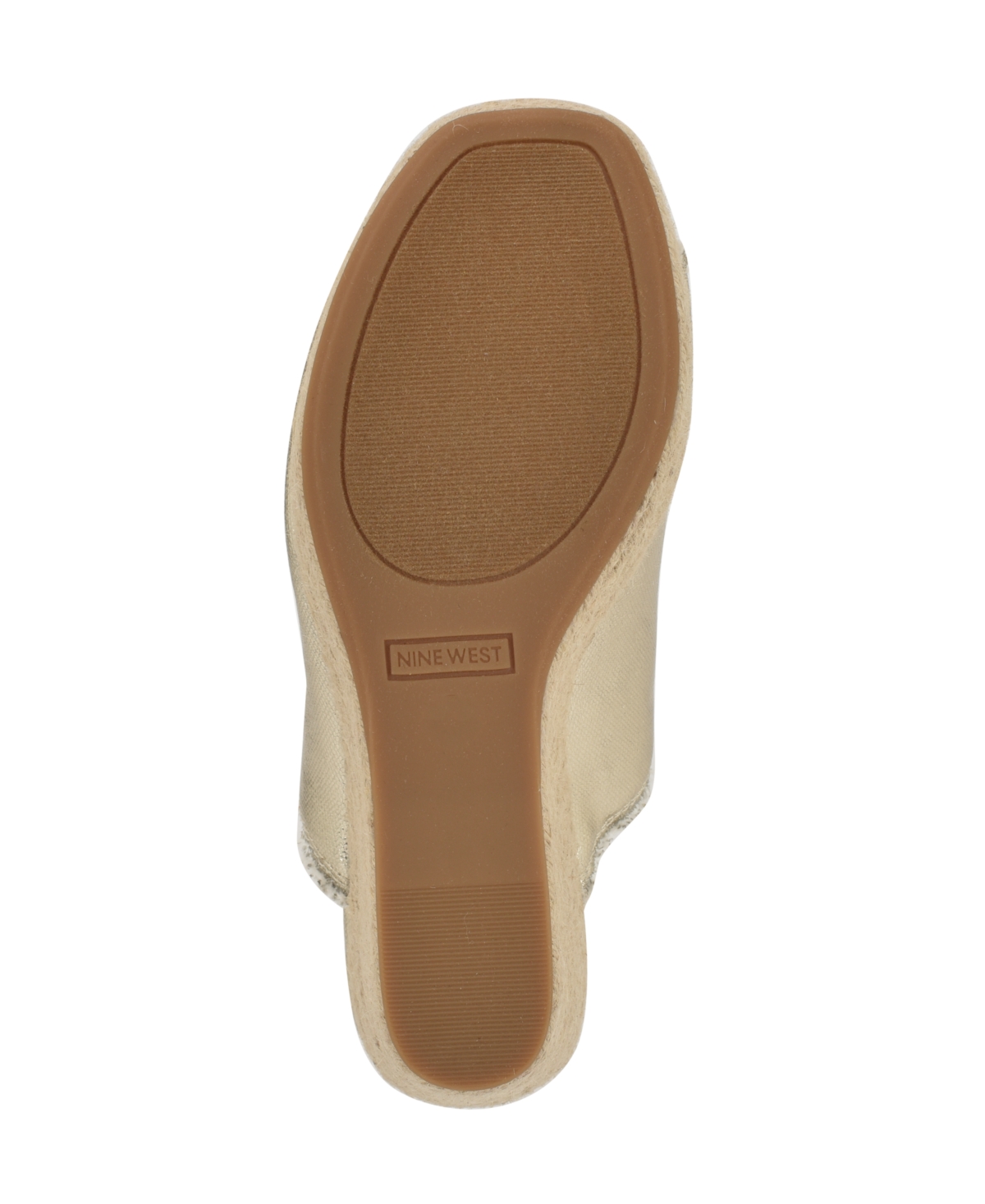 Nine West Baja Platform Wedge Sandal In Gold