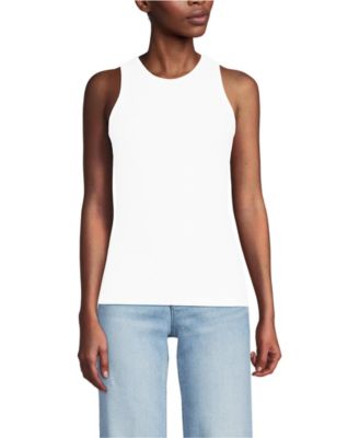 Women's Drapey Rib Fitted Tank Top