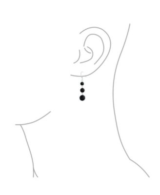 Multi Color Crystal Pave Disco Balls Dangle Earrings in Sterling Silver