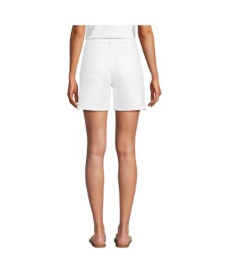 Женские джинсовые шорты Lands' End средней посадки длиной 7 дюймов