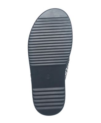 Alia Cross Strap Slip on Platform Sandal