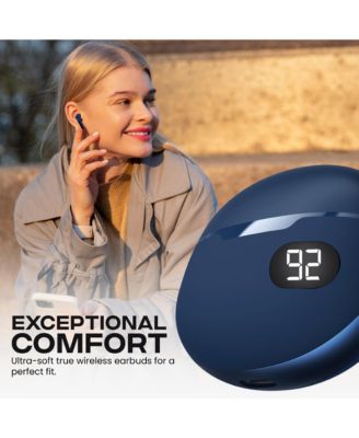 Truebuds Bliss Premium Wireless Earbuds with LCD Battery Display Charging Case