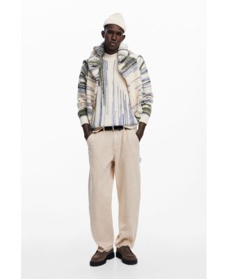 Дизайнерский мужской свитер с художественным принтом Desigual 31890₽