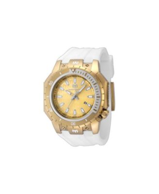 Мужские часы Technomarine TM-224009 Manta с морским кварцем и золотым циферблатом с 3 стрелками