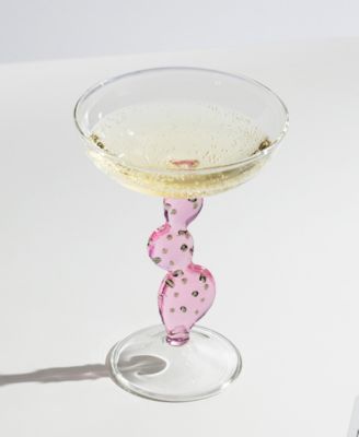 Desert Plants Cactus Champagne Bowl, 10.1 oz.