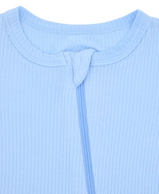 Baby Boys 2-Piece Rib Footie and Hat Set