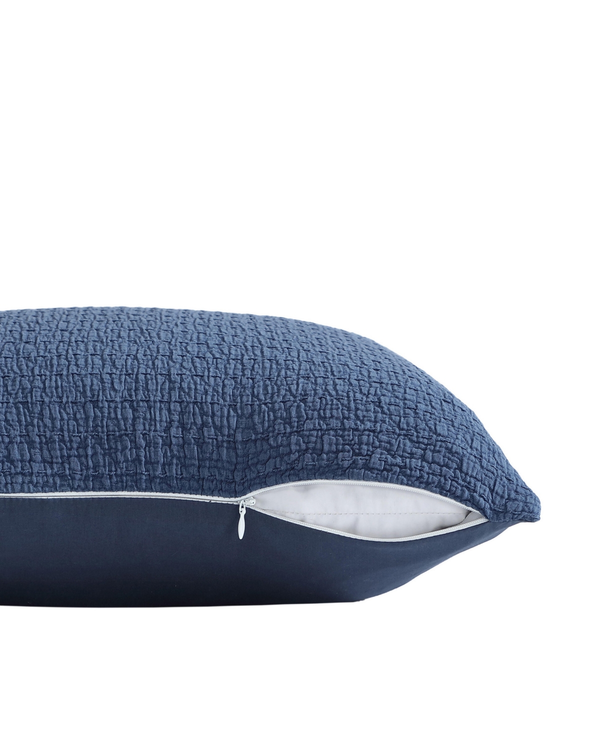Nautica Wave Texture Square Accent Pillow In Captains Blue