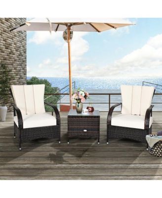 3-Piece Coffee Table Set with Chairs Stylish and Functional Furniture for Living Room